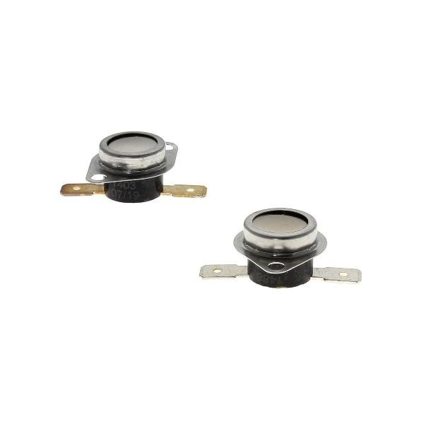 Jeu de 2 thermostats pour sèche-linge Candy réparation panne 57581