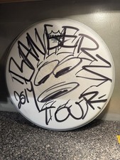 Miley Cyrus ONE OF A KIND disegno su una testa di batteria 14” durante il tour BANGERZ 2014