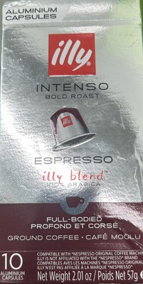 ILLY ESPRESSO BLEND 10 CAPSULE EACH BOX, 4 BOX LOT