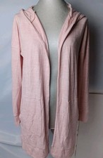 Gap Pink Softspun Longline Hooded Cardigan Sz XS NWT