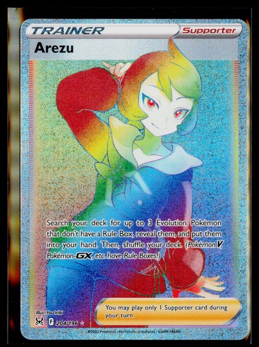 Arezu Holo Lost Origin LOR 204/196 Near Mint