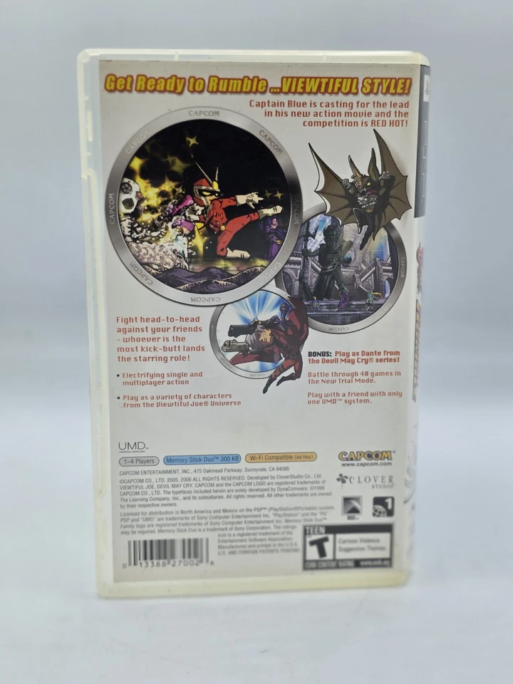 Viewtiful Joe: Red Hot Rumble (SONY PSP) No Manual Tested - Image 2 of 3