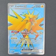Pokémon TCG Zapdos ex 192/165 Scarlet & Violet 151 Ultra Rare Holo FA 200 HP ENG on eBay