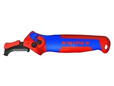 16 50 145 SB Messer f&uuml;r Elektriker in Hakenform,mit F&uuml;hrungsfu&szlig; 146mm KNIPEX