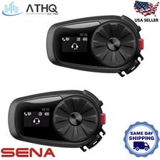 Sena 5S-02D Motorcycle Bluetooth Communication System HD Dual Pack Bluetooth 5.1