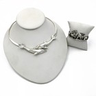 Kabana Sterling Dolphin Choker Animal Kingdom Cuff Bracelet Lot of 2 #S5626-5 — photo 1