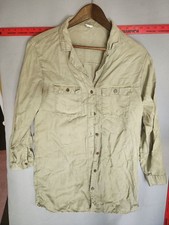 H M Light Olive Utility Shirt Jacket