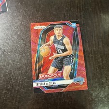 2024-25 Prizm Monopoly Tristan Da Silva RC Red Wave Rookie #48 Magic