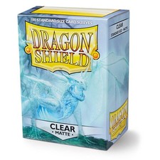 Image of Dragon Shield Standard Sleeves - Matte Clear (100 Sleeves)