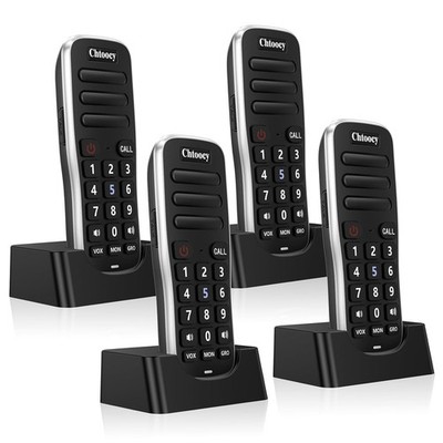 Intercoms Wireless for Home 1 Mile Long Range 10 Channel