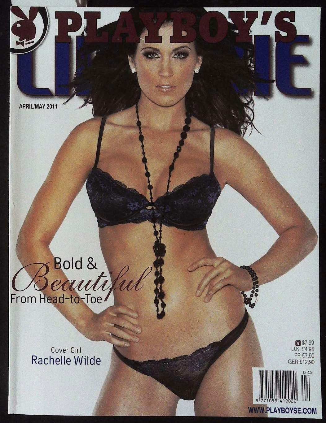 PLAYBOY Special PLAYBOY'S LINGERIE April / May 2011 RACHELLE WILDE @ LIKE NEW