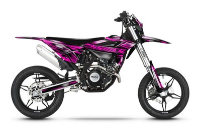 Dekor passend für Beta RR 50 / 125 - Freerider V1 / Pink / 2021 - 2026Supermoto
