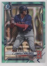 2021 Bowman Draft Chrome Aqua Lava Refractor 5/199 Freddy Valdez #BDC-96 g1z