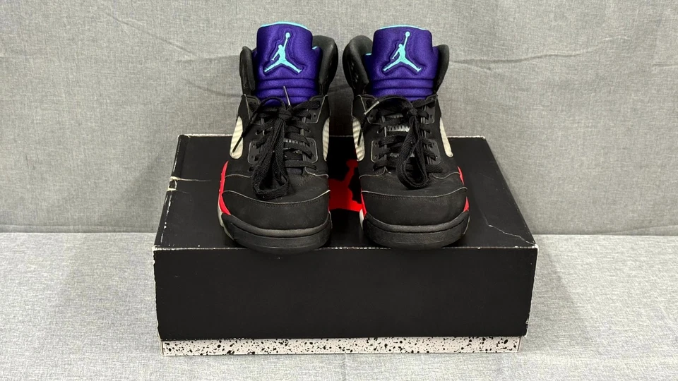 Talla 10.5 - Jordan 5 Retro Top 3 Negro 2020 Con Caja Original 🔥 Foto 3 de 4