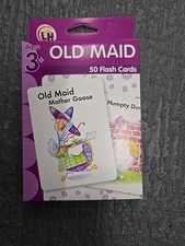 Old Maid Mother Goose Flash Cards 50 Total NIB