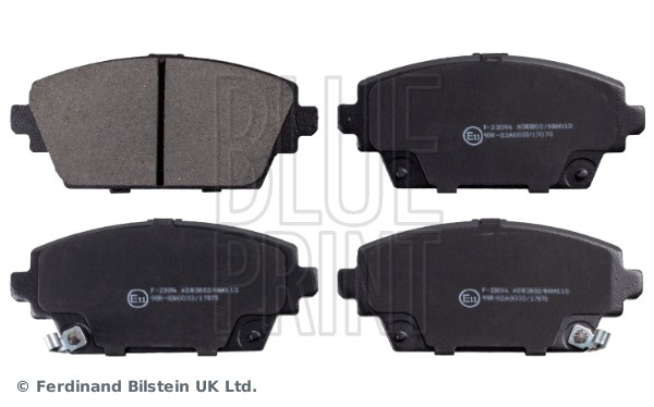 1X Blue Print ADH24256 Bremsbelagsatz Scheibenbremse FüR Nissan MG Honda-image
