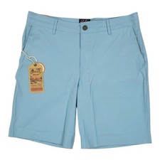 Faherty All Day Shorts 9" Inseam Turquoise Sky Men's Size 34 Drawstring NEW 98