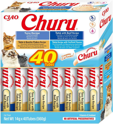 INABA Churu Variety Box Katzensnack Schleckies Getreidefrei 40x14g