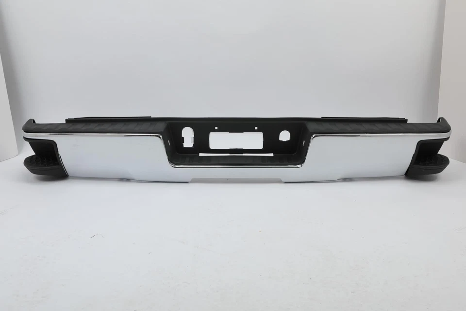 Chrome Rear Step Bumper Assembly For Chevy Silverado GMC Sierra 1500 2014-2018 - Image 2 of 4