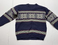 Vintage Original American Eagle Men’s Wool Blend Crewneck USA Made Sweater Large