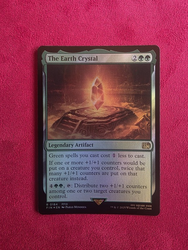 MTG Final Fantasy The Earth Crystal Foil 0184