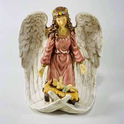NOB VTG Guardian Angel Glorious Collection Christmas Cracker Barrel - Light WORK