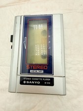 Vntg Sanyo M-G10 Stereo Metal Hi Lo Cassette Tape Player Walkman READ Has Flaw