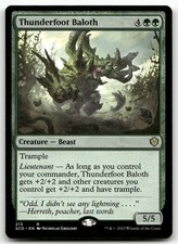 Thunderfoot Baloth MTG Starter Commander Decks 213 R NM