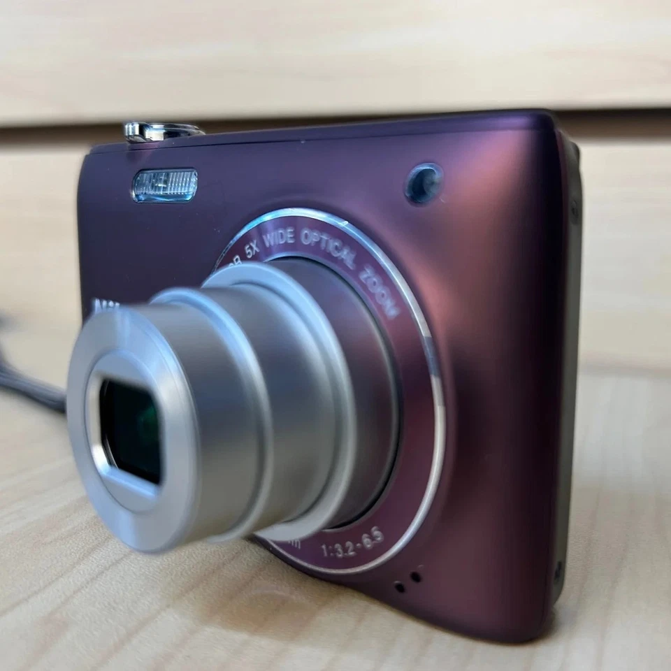 Nikon COOLPIX S4100 Digital Camera 14MP 5X Optical Zoom CCD Sensor Dark Purple - Image 3 of 4
