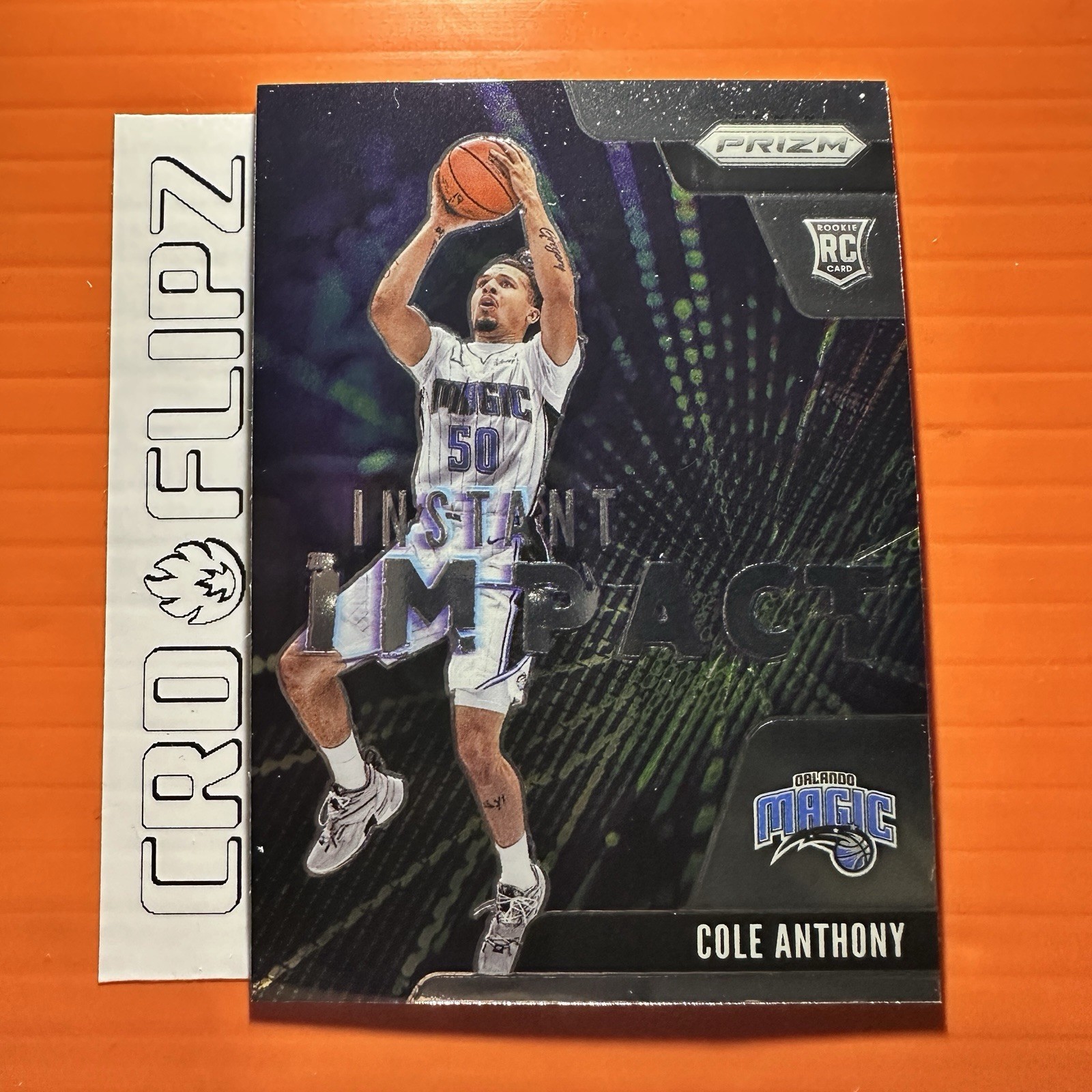 2020-21 Panini Prizm - Instant Impact #12 Cole Anthony (RC)