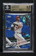 2017 Topps Chrome Sapphire Edition /250 Bryce Harper #34 BGS 9.5 GEM MINT 17ni
