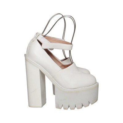 Jeffrey Campbell Havana Last, Keilschuhe, Größe: 38, Havana Last, Weiß #7s8
