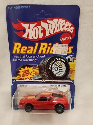 Vtg 1982 Hot Wheels BMW M1 Real Riders Red #4364 With Protector - Image 1 of 4