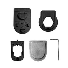 Rear View Mirror FOUR Metal Bracket Adapters with Universal Mirror Mounting