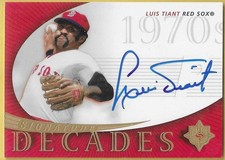 2005 Ultimate Signature Edition Decades Luis Tiant Red Sox HOF Auto
