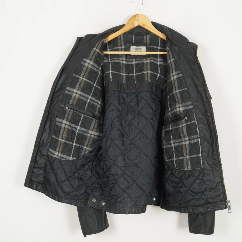 CAMEL ACTIVE Hombres Chaqueta Talla EU52 UK42 XL Gris Militar Aislado... - Imagen 3 de 4