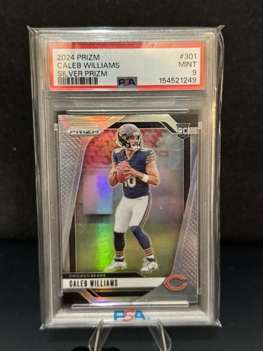 2024 Panini Prizm Caleb Williams Silver Prizm Rookie PSA 9 #301