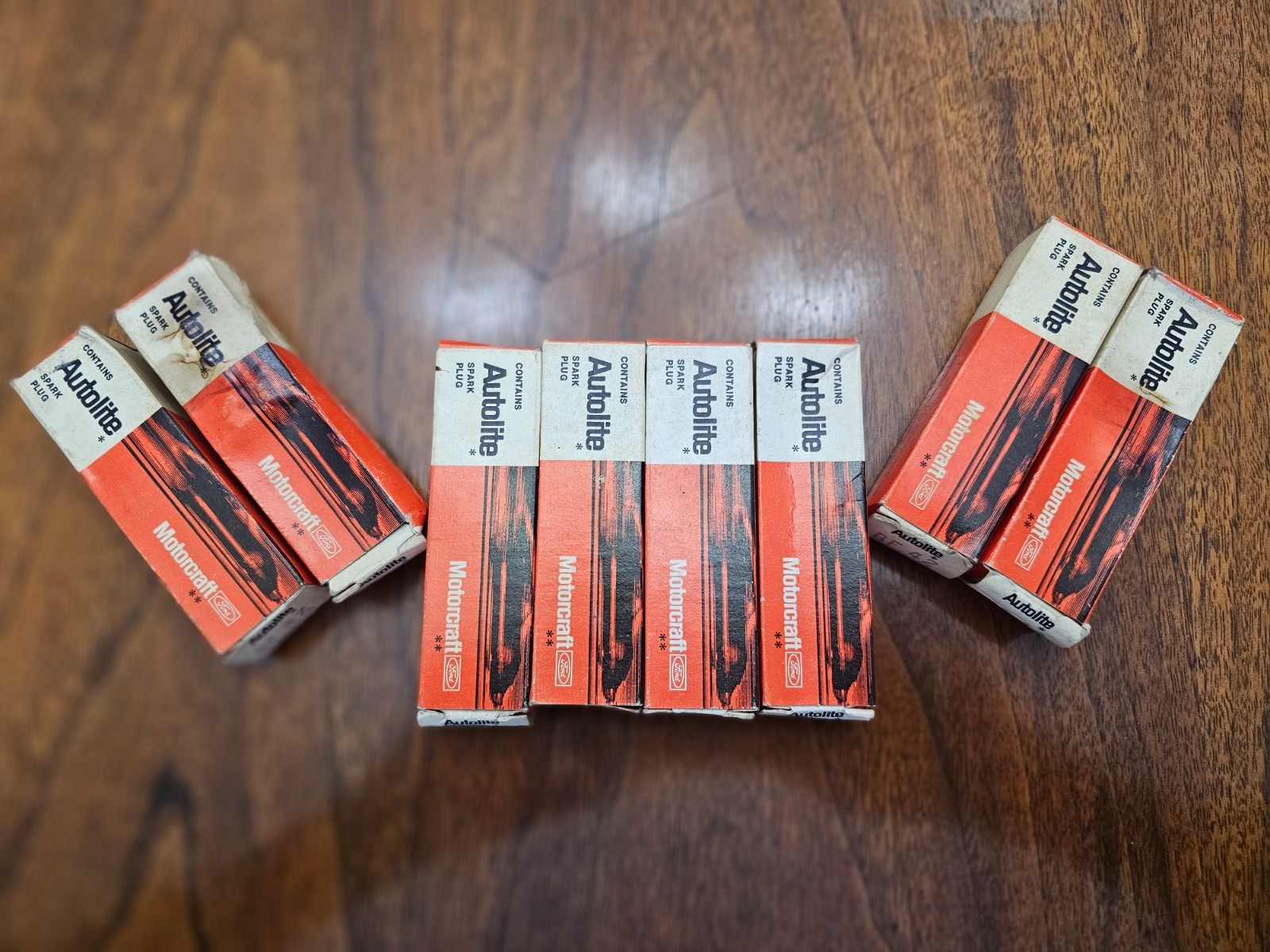 NOS Spark Plugs Autolite Motorcraft BF42 Box Of 8 B8A 12405 A