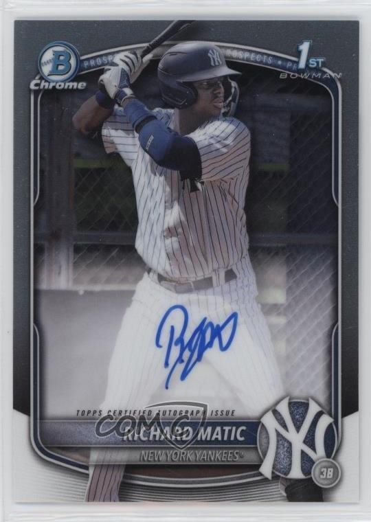 2025 Bowman Chrome Prospect Auto Richard Matic #CPA-RM Auto 2wr