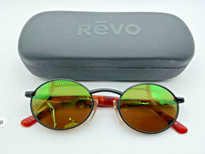 VTG Revo 962/001 Green Mirrored Oval Tortoise Shell Sunglasses EXC. PLUS 8