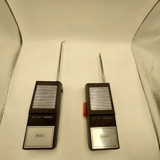 Vintage Sears Walkie Talkies #900.72010400 -For Parts or Repair see description