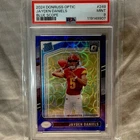 2024 PANINI DONRUSS OPTIC BLUE SCOPE #248 JAYDEN DANIELS PSA 9