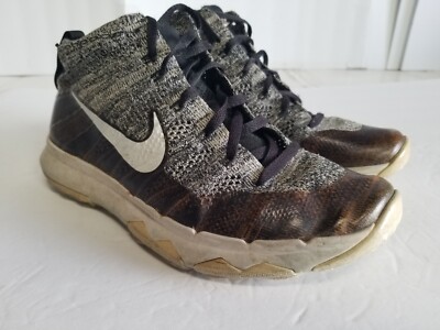 Nike Womens Flyknit Chukka Spikeless Golf Shoes Black White 819006-001 Size 9