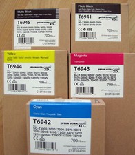 Inchiostro originale Epson SureColor SC T3000 T3200 T5000 T7000 / T6941 -T6945 700 ml