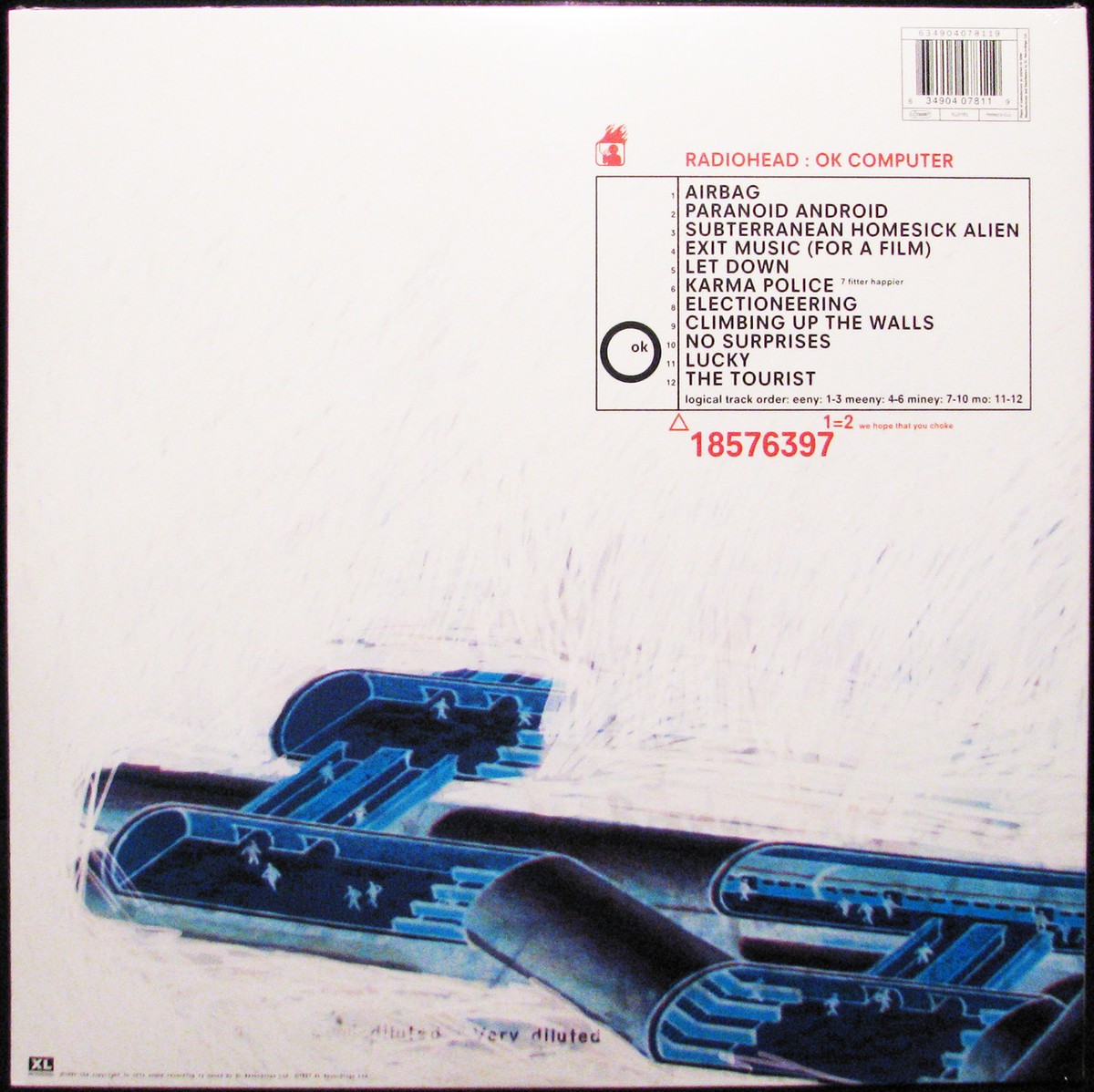 洋楽 Radiohead OK COMPUTER LP 51dQLtxZMjL._UF1000,1000_QL80_.jpg