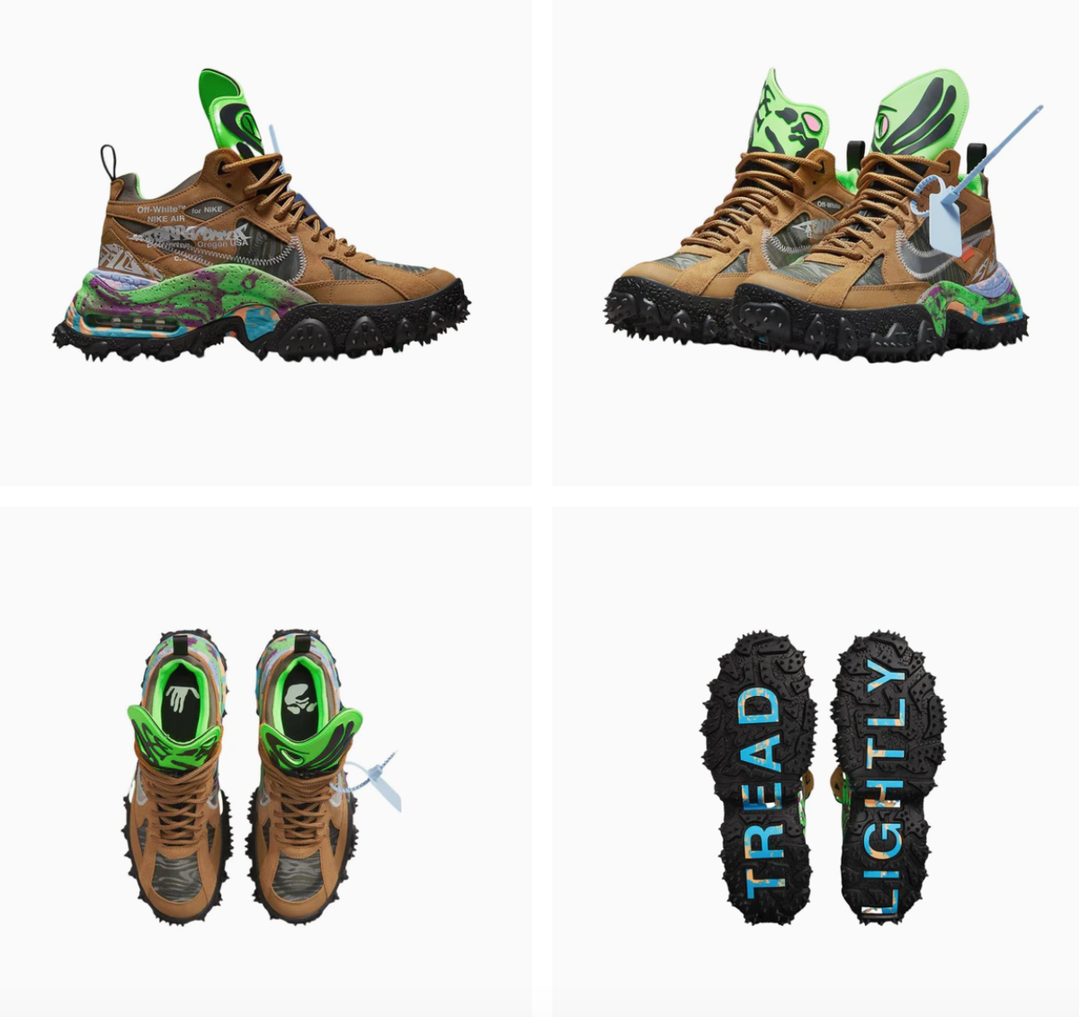 NEW Men's Nike Off-White x Air Terra Forma Wheat DQ1615-700