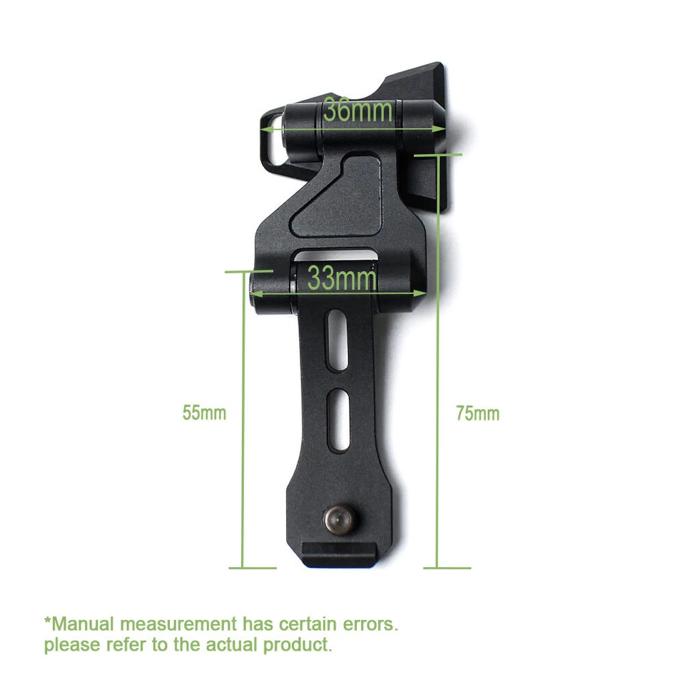 Night Vision J Arm For PVS14 NVG Bridge Helmet Mount Monocular Bracket Dovetail - Image 2 of 4