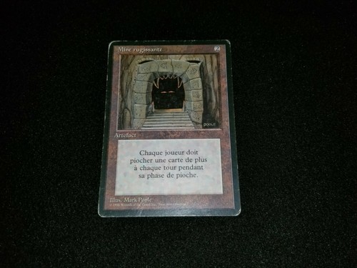 MTG 1x Revised rare artifact HP French FBB Howling Mine ships w/ tracking - Picture 1 of 2