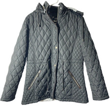 Royalty For Me Womens Long Sleeve Full Zip/snap Button Coat, Size Small (s)