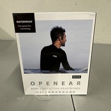 Bone Conduction Sport Headphones Wireless IP68 Waterproof Swimming and More Blue